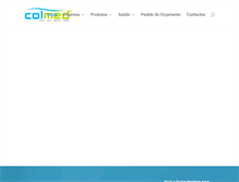 Tablet Screenshot of colmed.pt